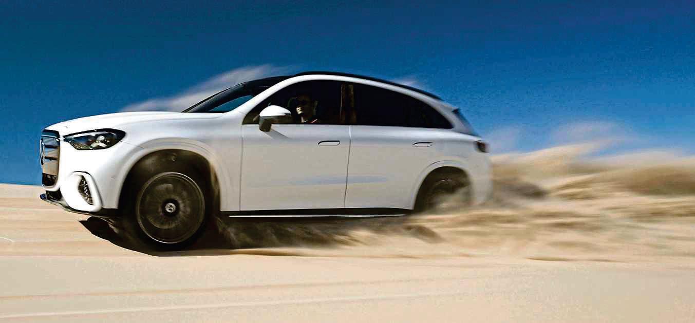 £60k Mercedes GLC takes to the dunes